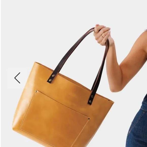 NEW Portland Leather Tote Bag Medium - Picture 4 of 9